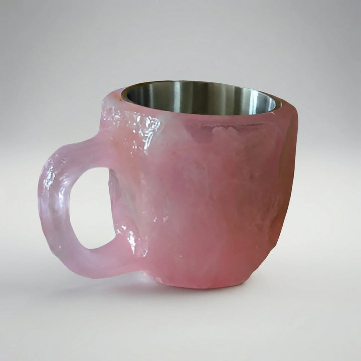 Gemlux - Taza de café con diseño de gema facetada