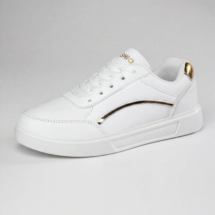 Glitzstep - Zapatillas casuales de caña baja con cordones