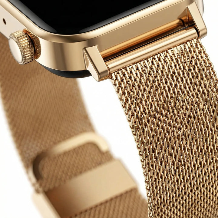 Glyntra - Reloj inteligente ultradelgado con pantalla táctil para mujer