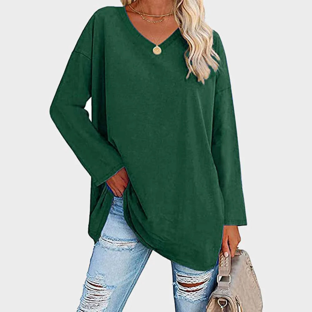 Blusa Elegante de Manga Larga para Mujeres