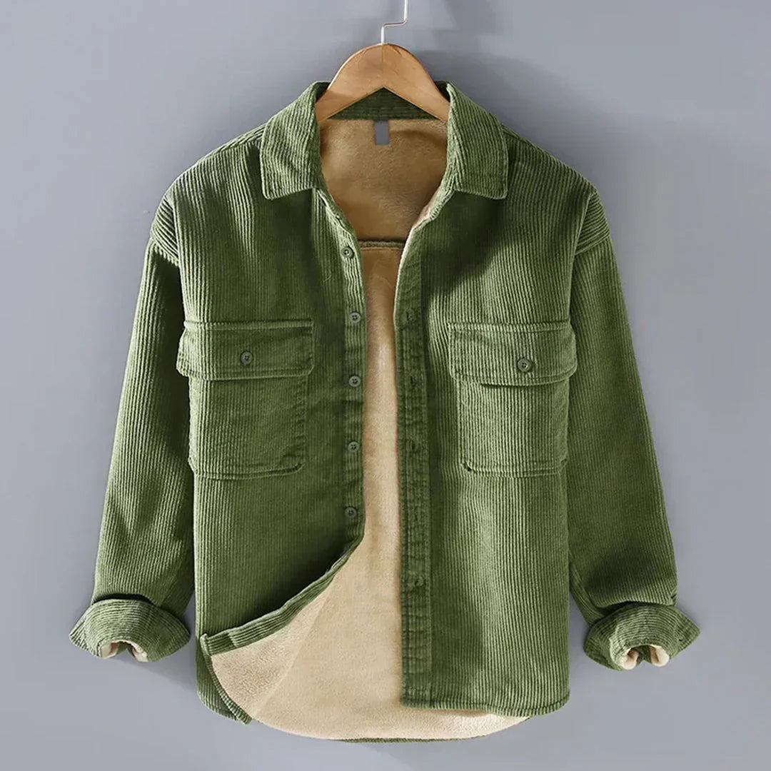Chaqueta Casual Vintage Cálida para Hombres