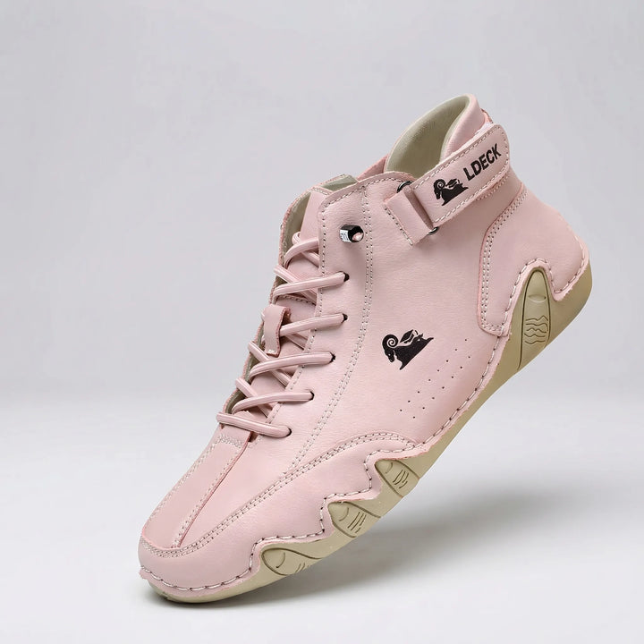 Grovalex - Zapato sin cordones con puntera ancha, estilo minimalista.