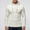 Sudadera con Capucha para Hombres con Textura de Gofre
