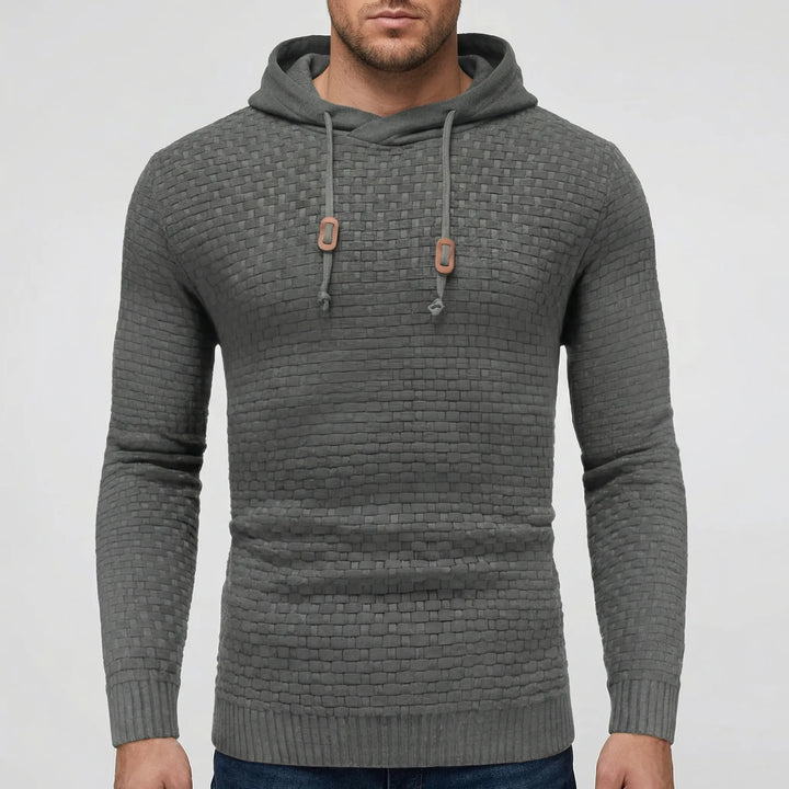 Grovelix - Sudadera con capucha y textura de gofre