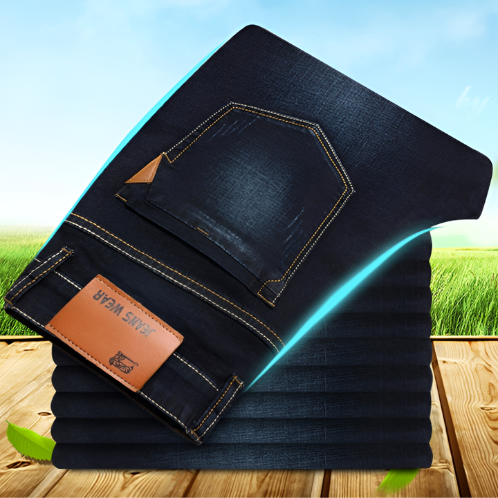 Jeans de Pata de Elefante para Hombre - Denim Duradero