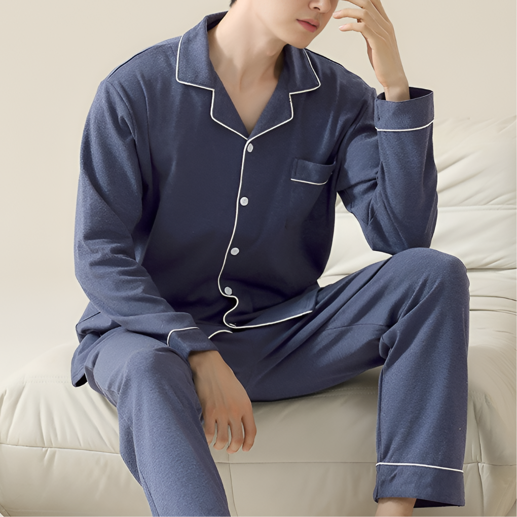 Pijamas de Hombre de Algodón Cómodos