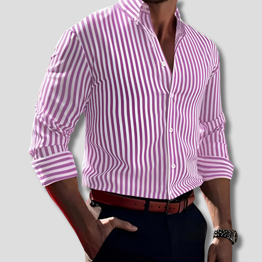 Camisa Clásica Rayada