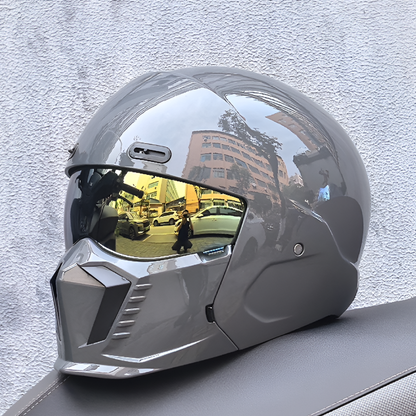 Casco de motocicleta: homologado por DOT y ECE, aspecto atemporal