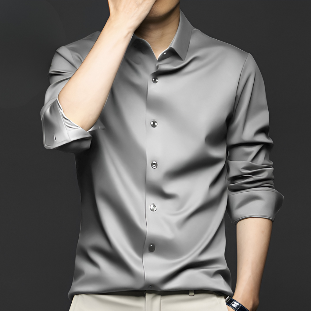 Camisa de vestir antiarrugas para hombre: elegante y de fácil mantenimiento