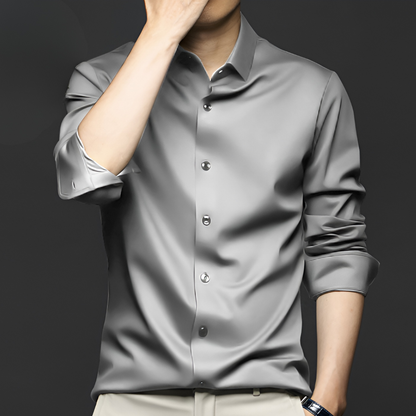 Camisa de vestir antiarrugas para hombre: elegante y de fácil mantenimiento