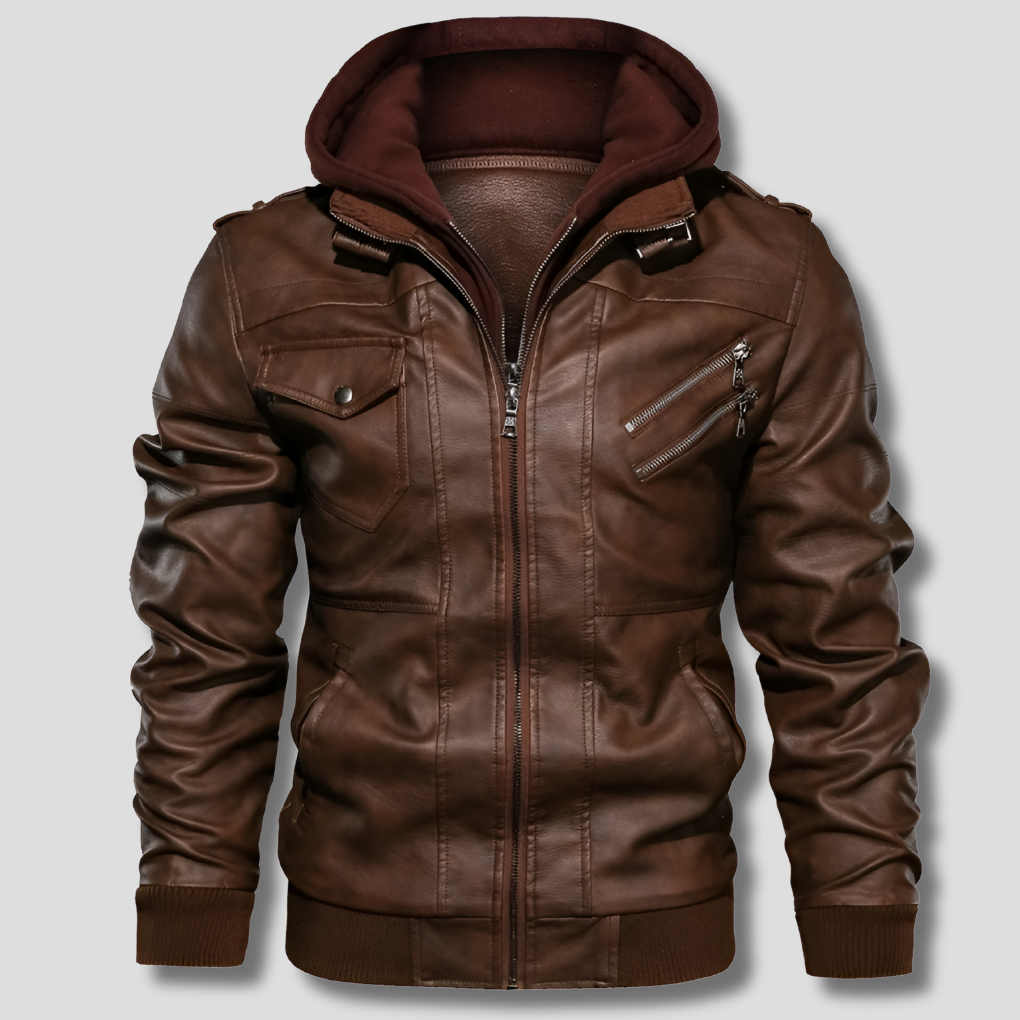 Chaqueta de Cuero para Hombres – Estilo Elevado con Atractivo Diario