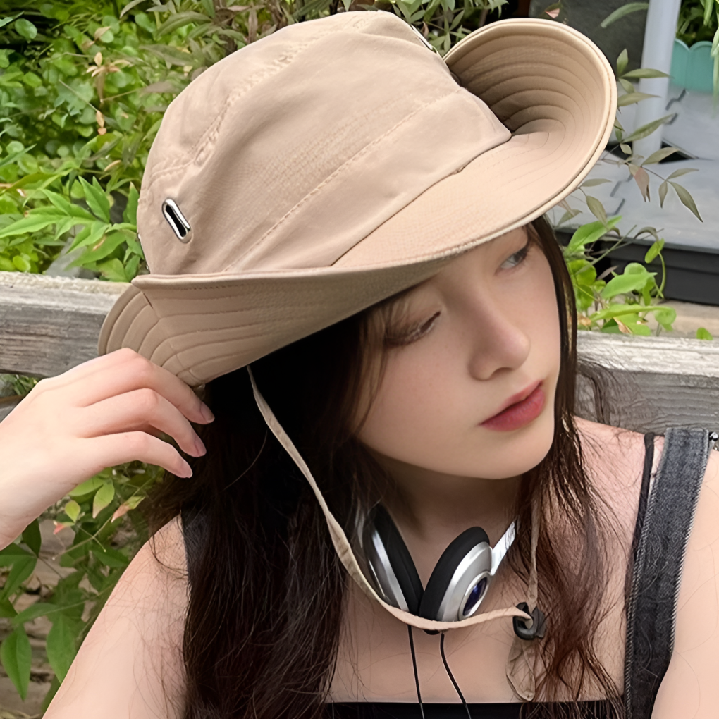 Sombrero con protección UV para senderismo y playa