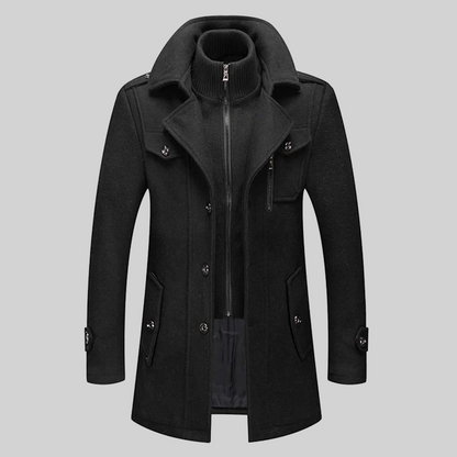 Abrigo de hombre: diseño moderno y elegante
