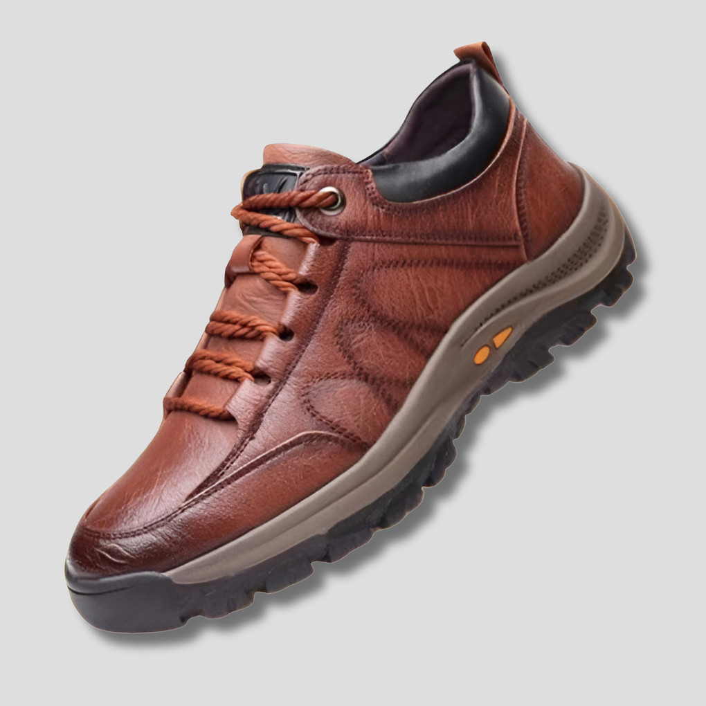 Zapatos de cuero diseñados para el equilibrio para hombres