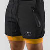 2-en-1 Pantalones Cortos Deportivos y de Entrenamiento Hombre