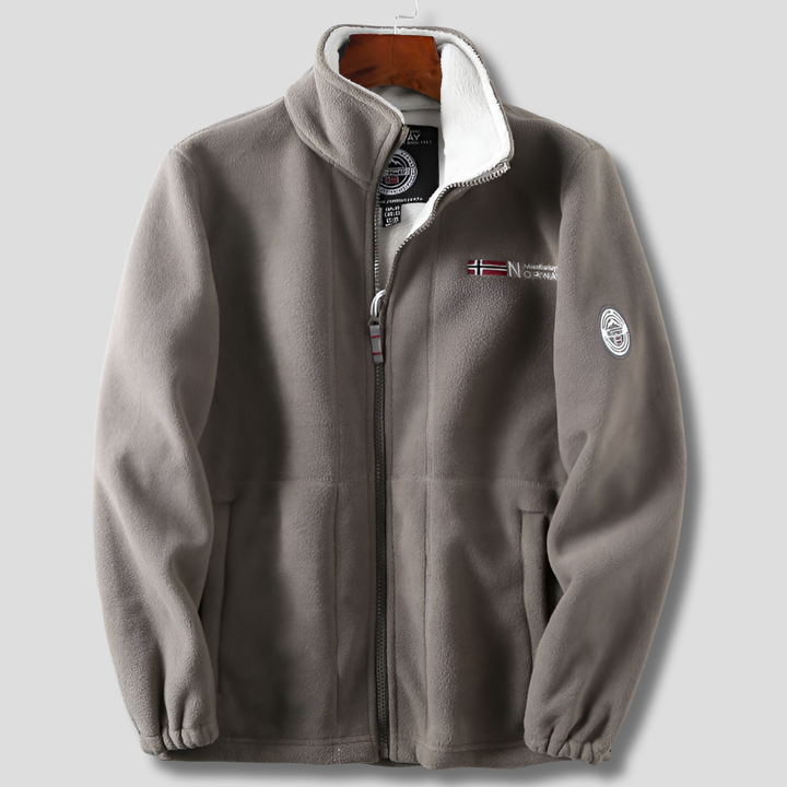 Chaqueta de forro polar para hombres, resistente al viento y cómoda
