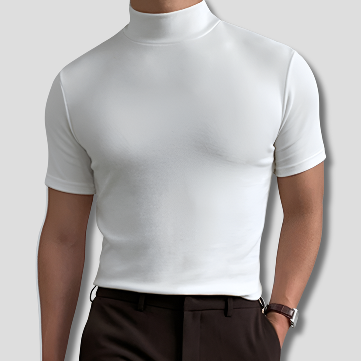 Camiseta de Cuello Alto Transpirable para Hombre
