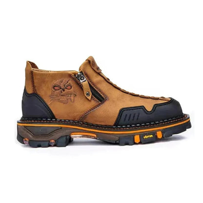 Botines de hombre con detalle de calavera