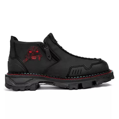 Botines de hombre con detalle de calavera
