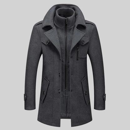 Abrigo de hombre: diseño moderno y elegante