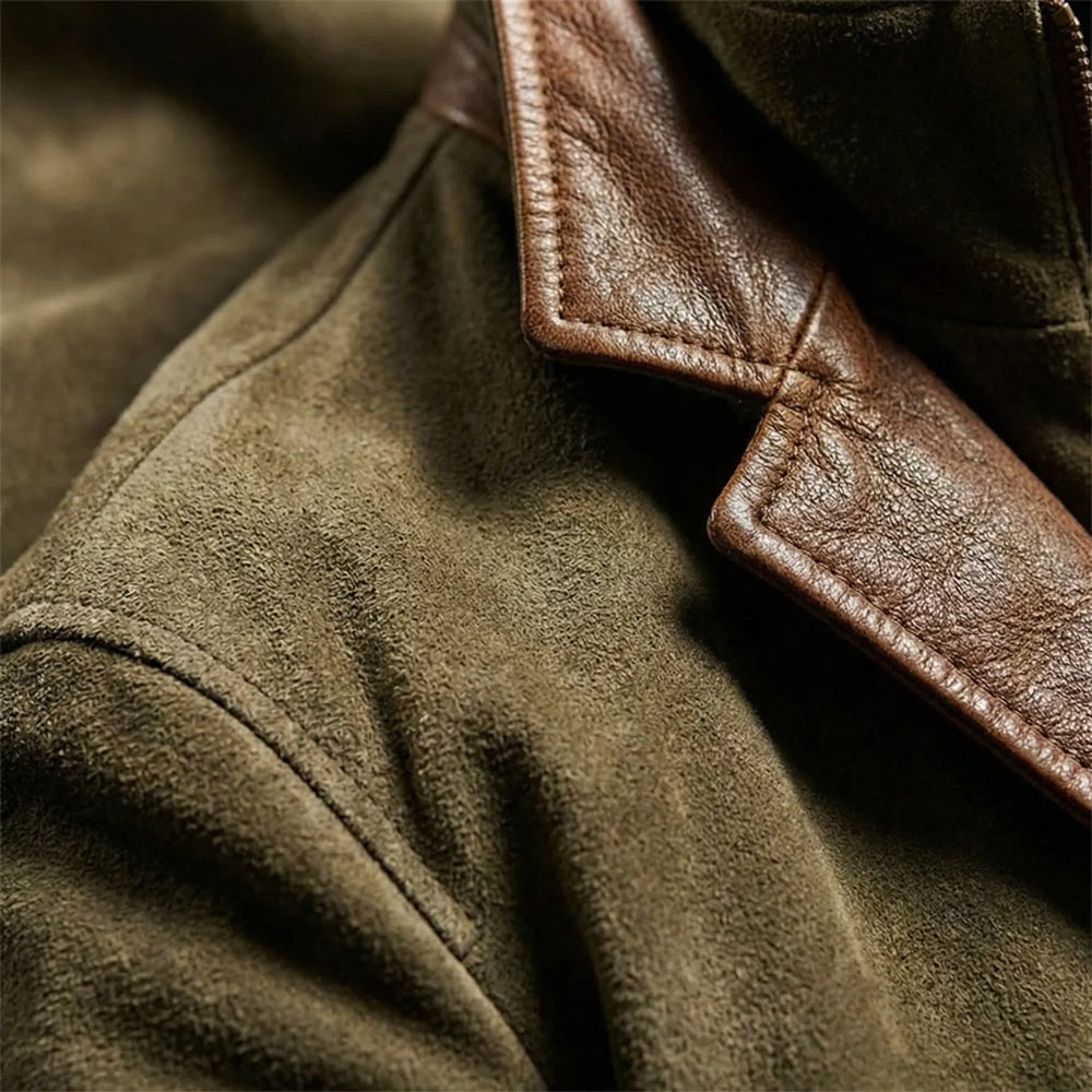 Heritawn - Chaqueta de hombre con botones frontales, inspirada en la tradición.