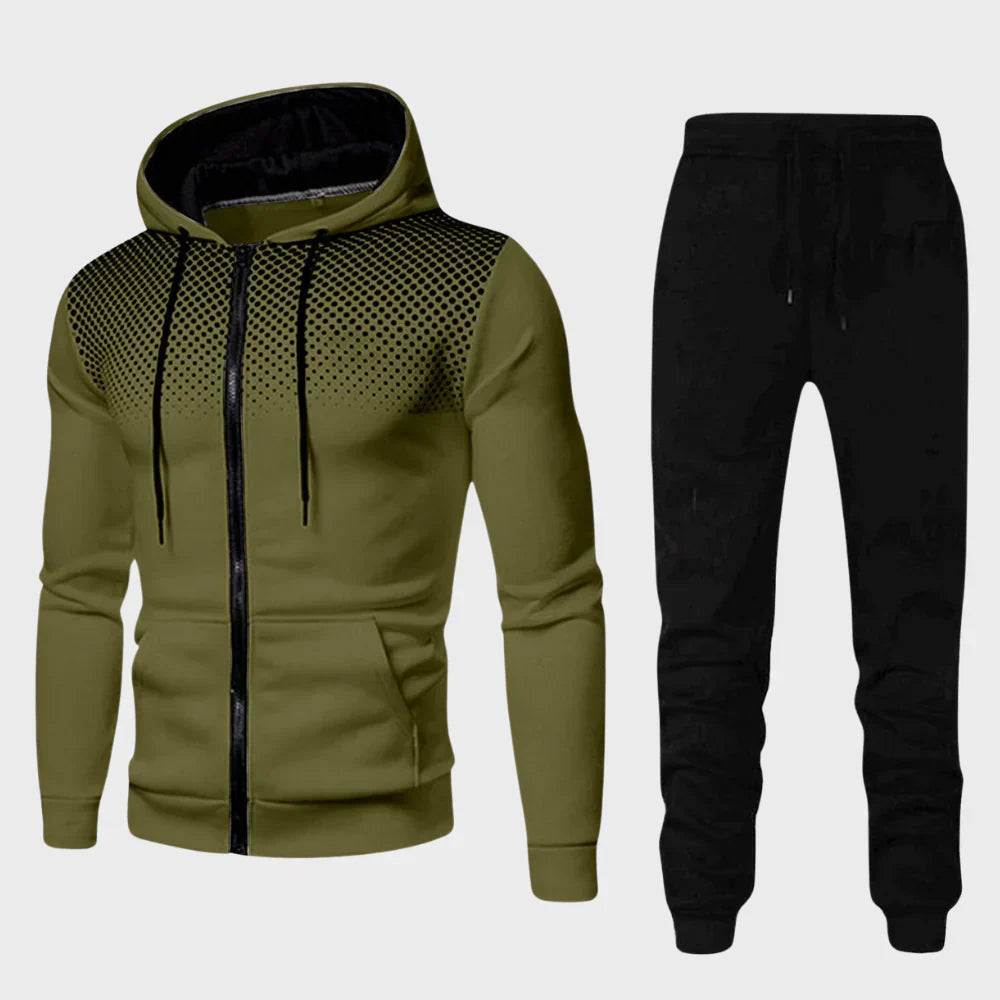 PowerTrack: chándal elegante para hombre que combina comodidad y rendimiento