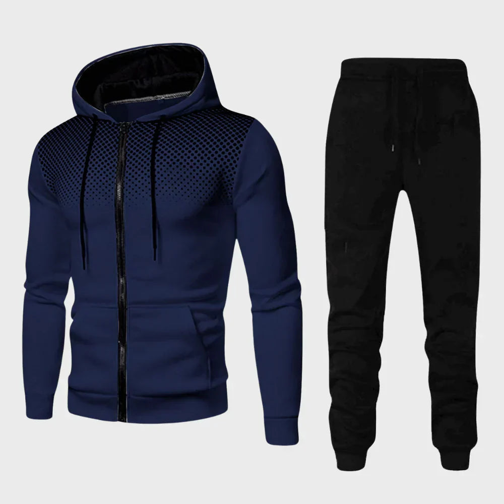 PowerTrack: chándal elegante para hombre que combina comodidad y rendimiento