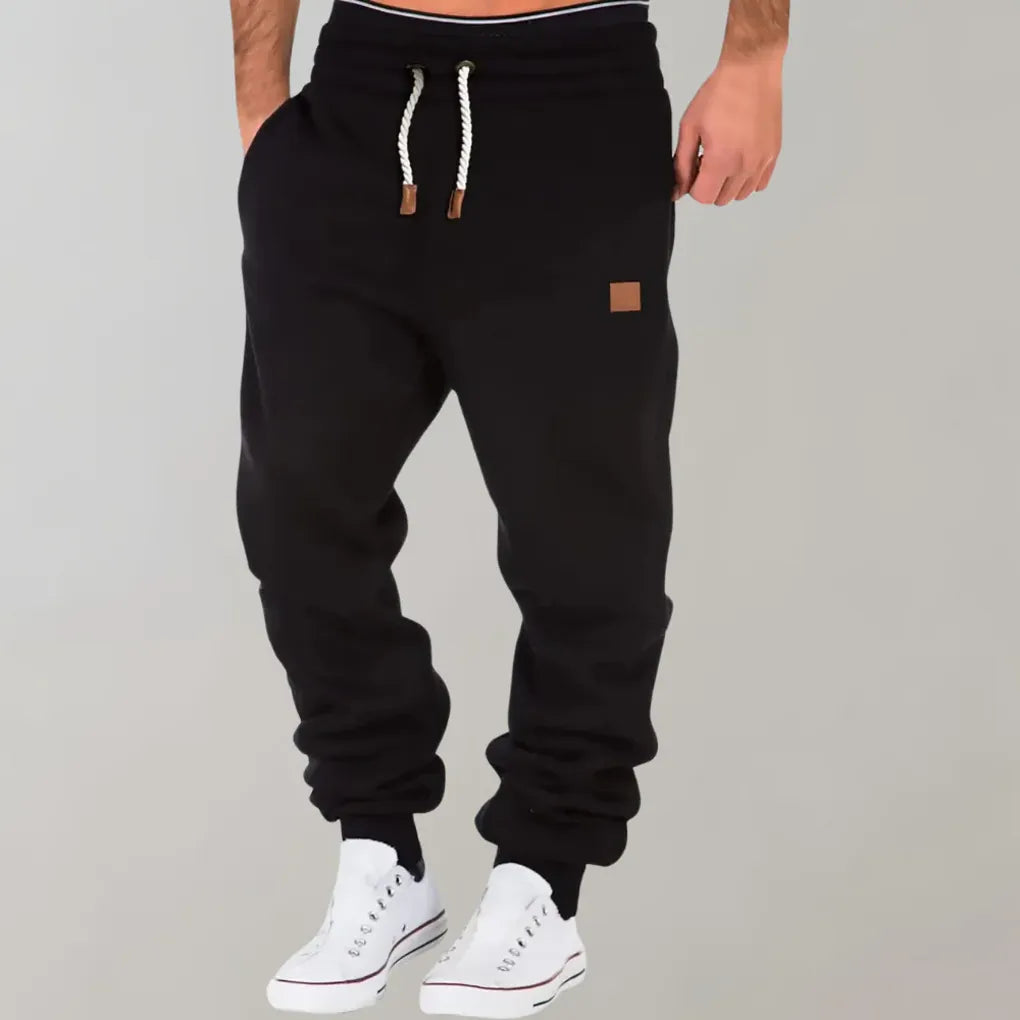 Pantalones deportivos de algodón para hombre