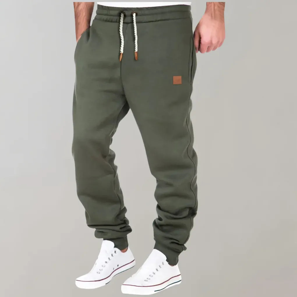 Pantalones deportivos de algodón para hombre