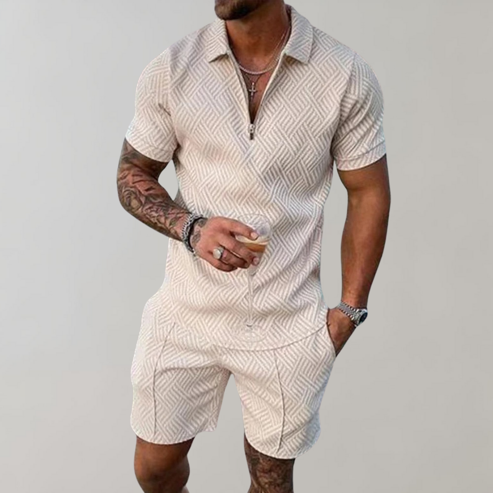 Conjunto de verano de dos piezas para hombre