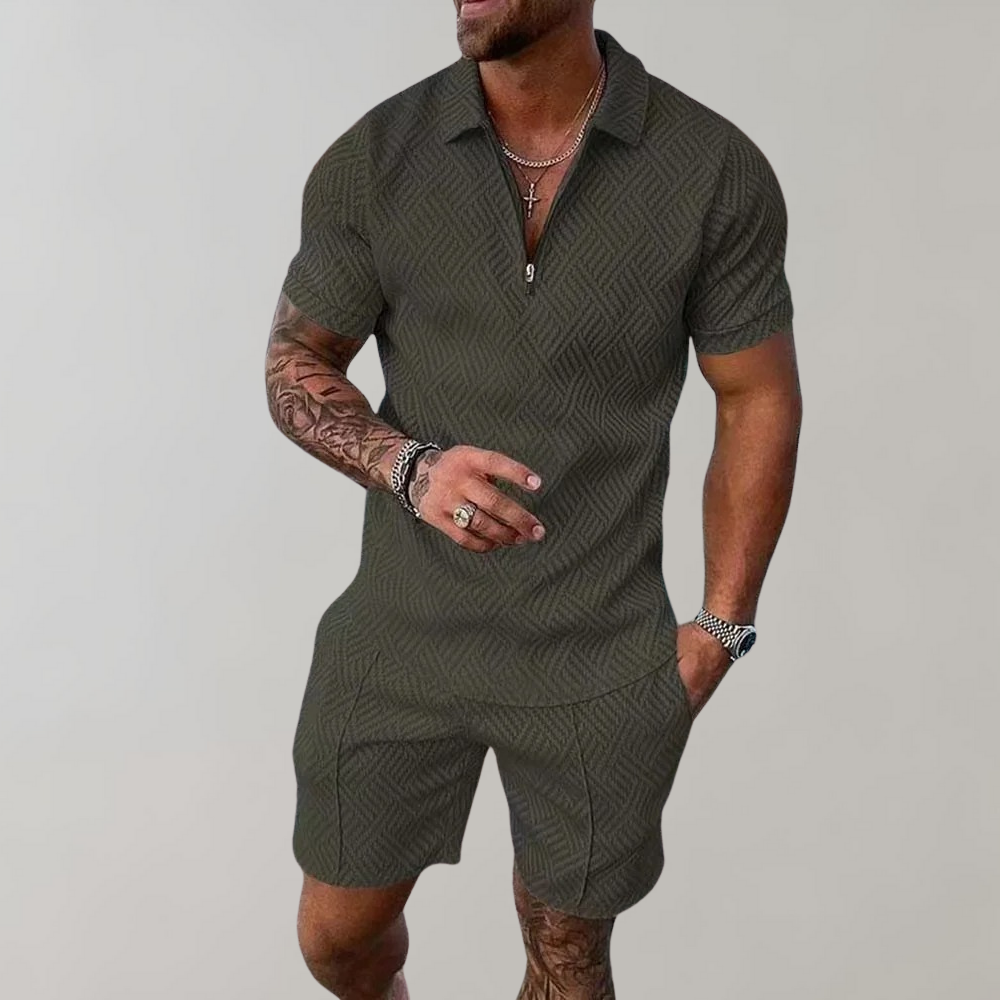 Conjunto de verano de dos piezas para hombre