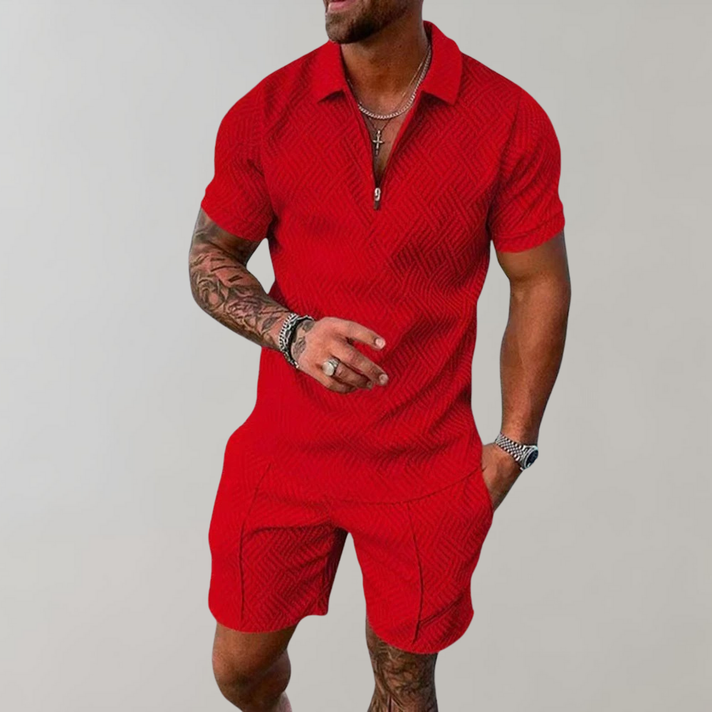 Conjunto de verano de dos piezas para hombre
