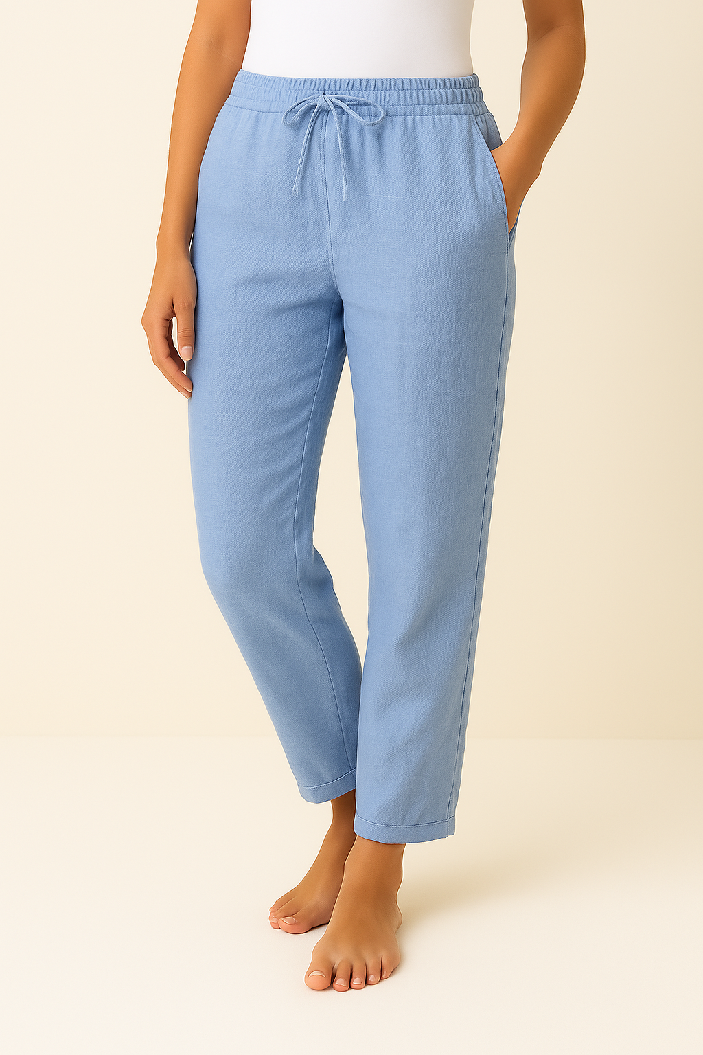 Pantalones de lino para mujer