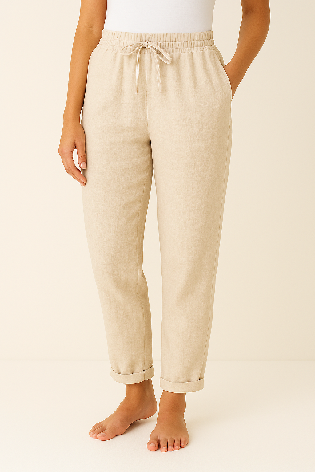 Pantalones de lino para mujer
