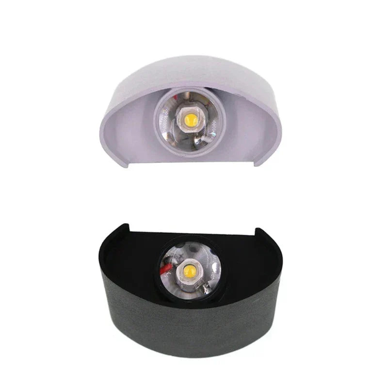 LumiAqua | Lámpara de Pared Moderna Impermeable para Uso Interior y Exterior con Tecnología LED de Bajo Consumo