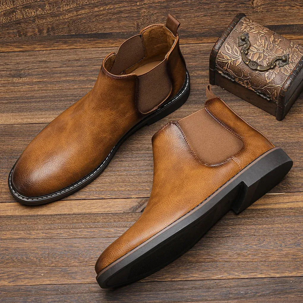 Botas Chelsea para Hombre – Estilo Clásico de Tobillo para Uso Versátil