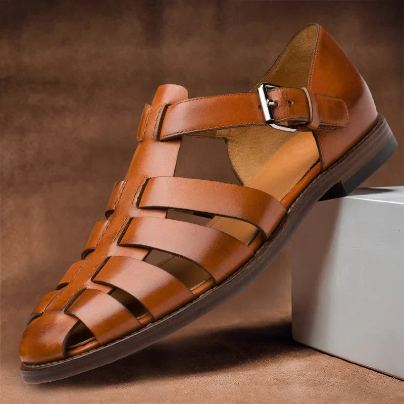 Sandalias de piel para hombre