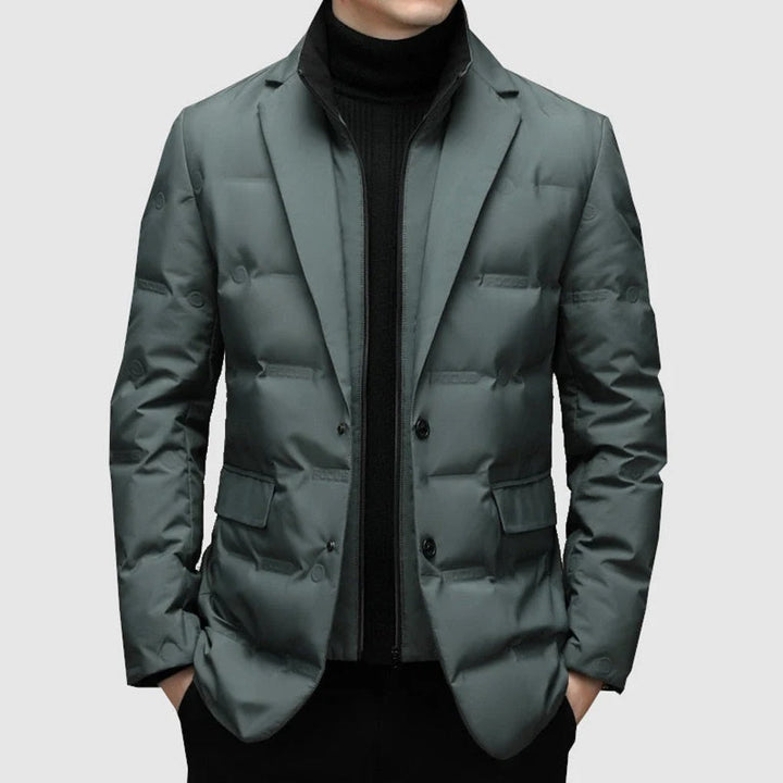 Abrigo Parka de Hombre Estilo Capa Listo para el Invierno