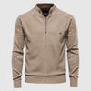 Suéter de Algodón con Cremallera Completa para Hombre: Comodidad Atemporal y Estilo Versátil para el Día a Día