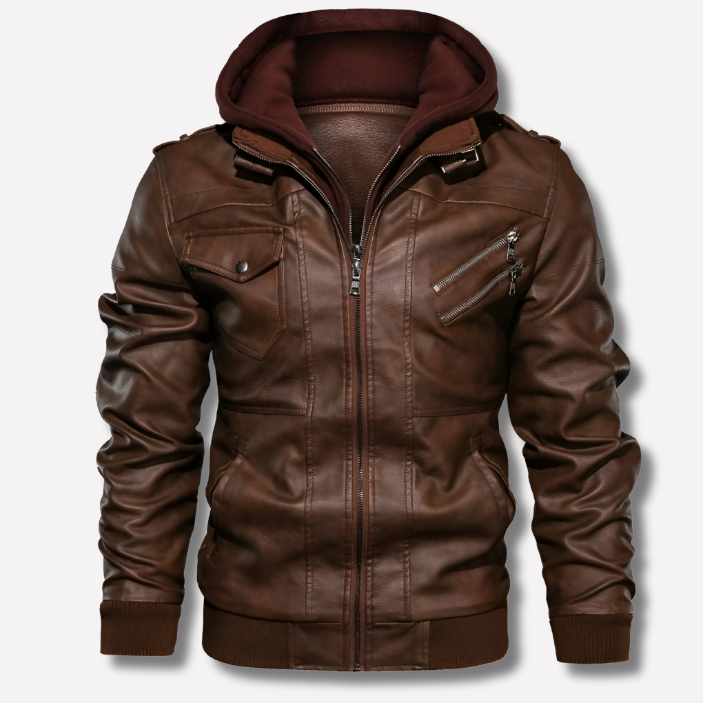 Chaqueta con Capucha para Hombres con Múltiples Bolsillos