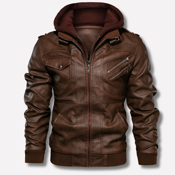 Chaqueta con Capucha para Hombres con Múltiples Bolsillos