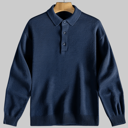 Suéter tipo polo para hombre