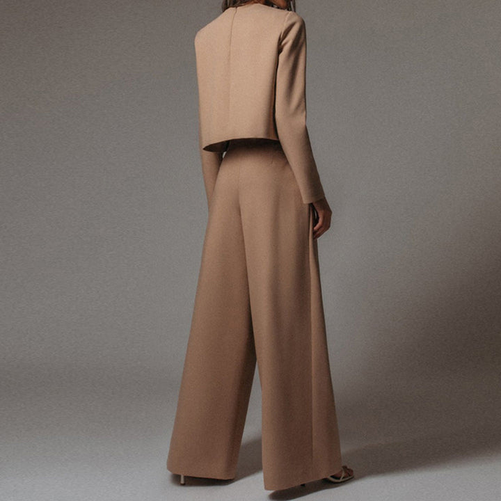 Conjunto formal de dos piezas para mujer