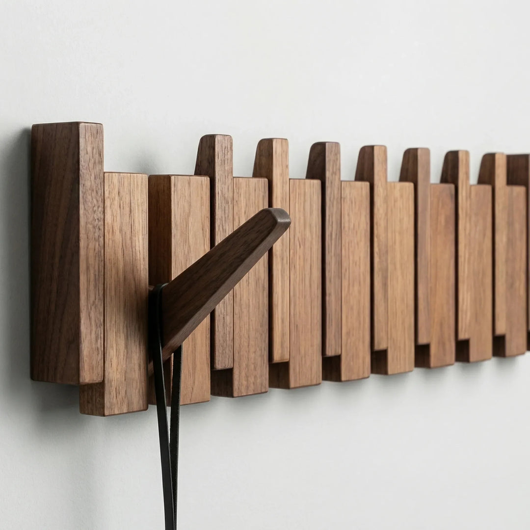 Klavura - Perchero de pared inspirado en un piano