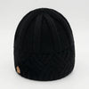 Gorro de punto trenzado con banda reversible