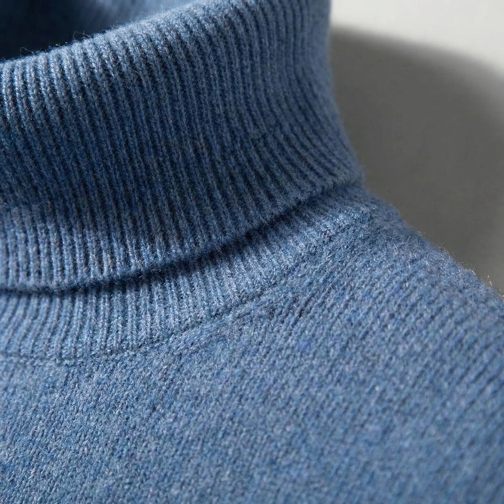 Kolvern - Jersey de punto de cuello alto plegable