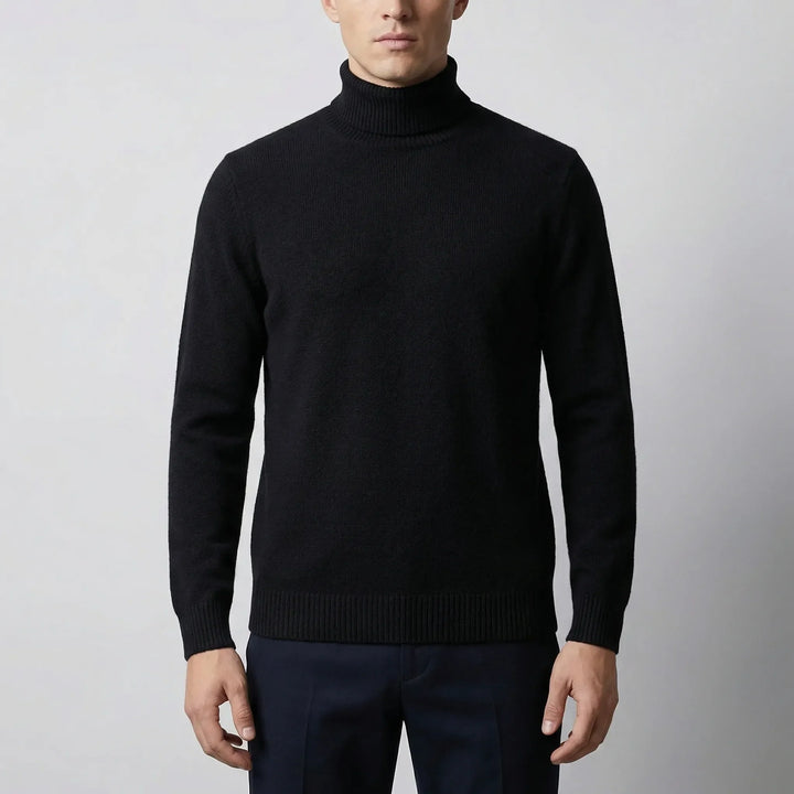 Kolvern - Jersey de punto de cuello alto plegable