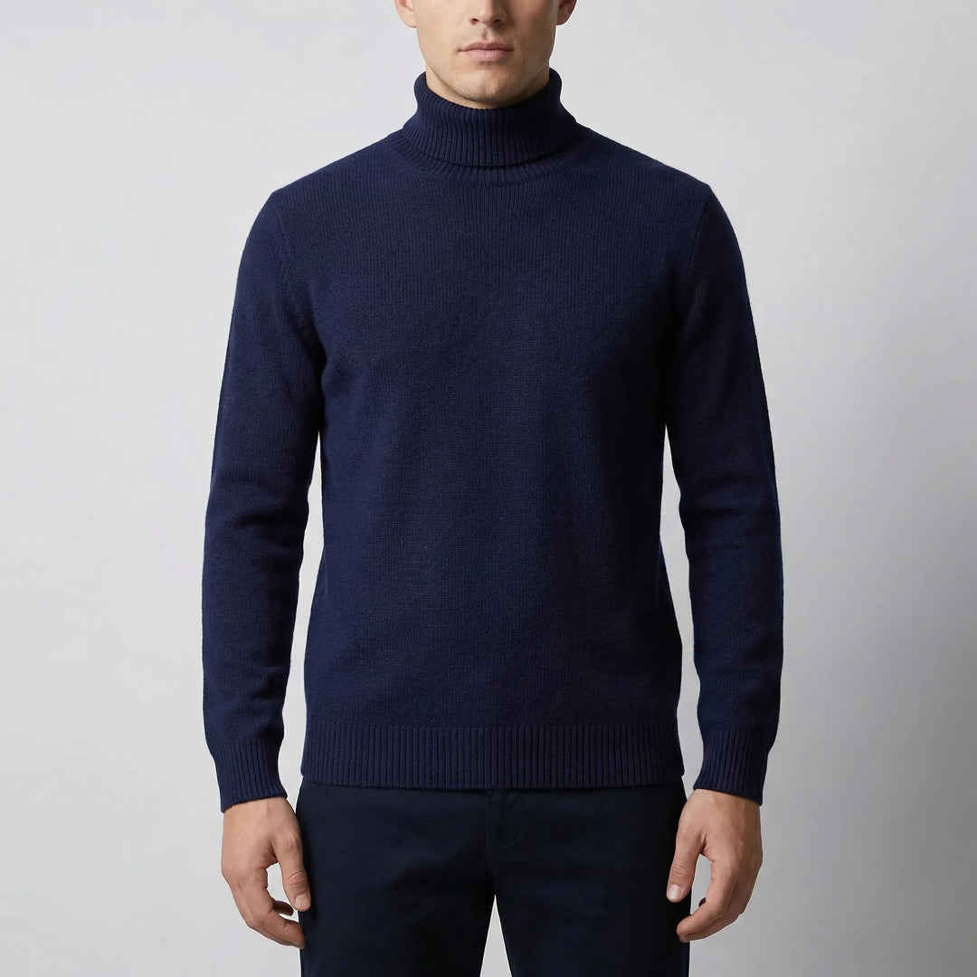 Kolvern - Jersey de punto de cuello alto plegable