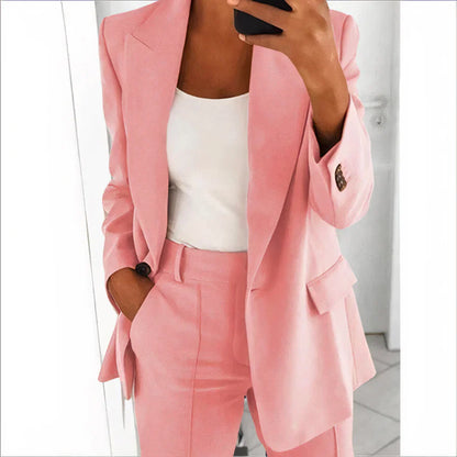 Conjunto de blazer y pantalón
