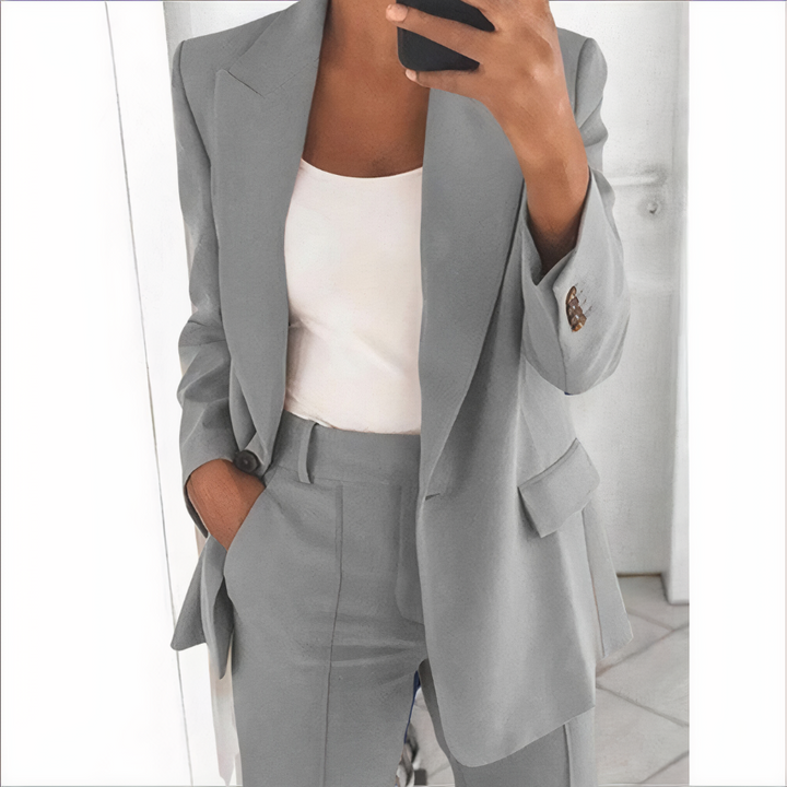 Blazer met broek voor dames - comfortabel en luchtig